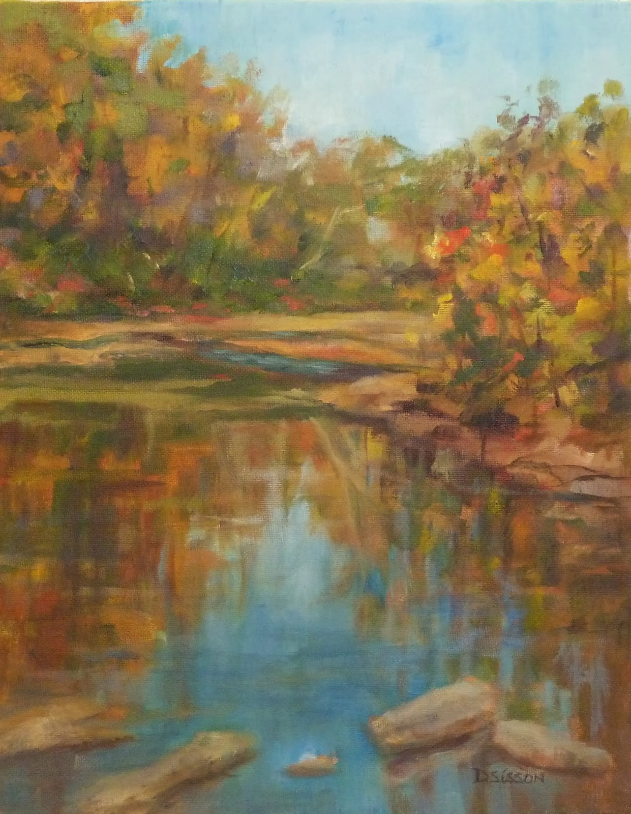 Oil Painting Landscape
 Daily Painting Projects Colors of Fall Oil Painting