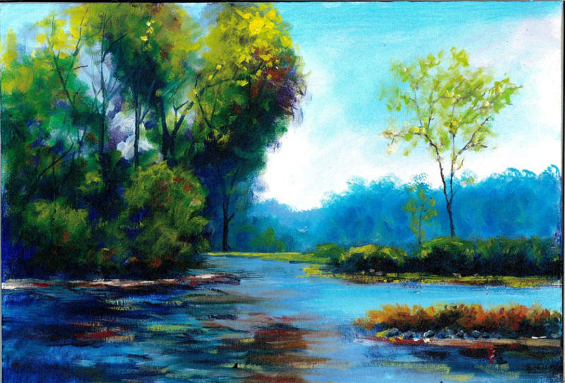Oil Paintings Landscape
 Plein Air Landscape OIL Painting Painting by Andrew Semberecki