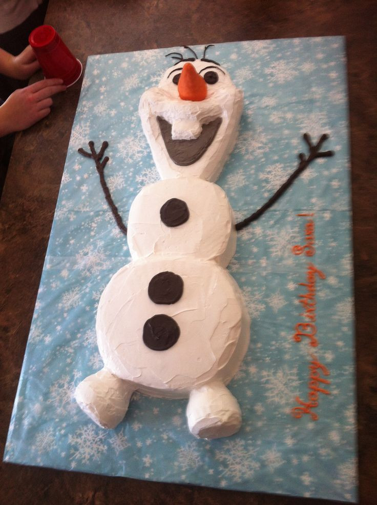 Olaf Birthday Cake Ideas
 83 best images about Olaf Beach Birthday Party on
