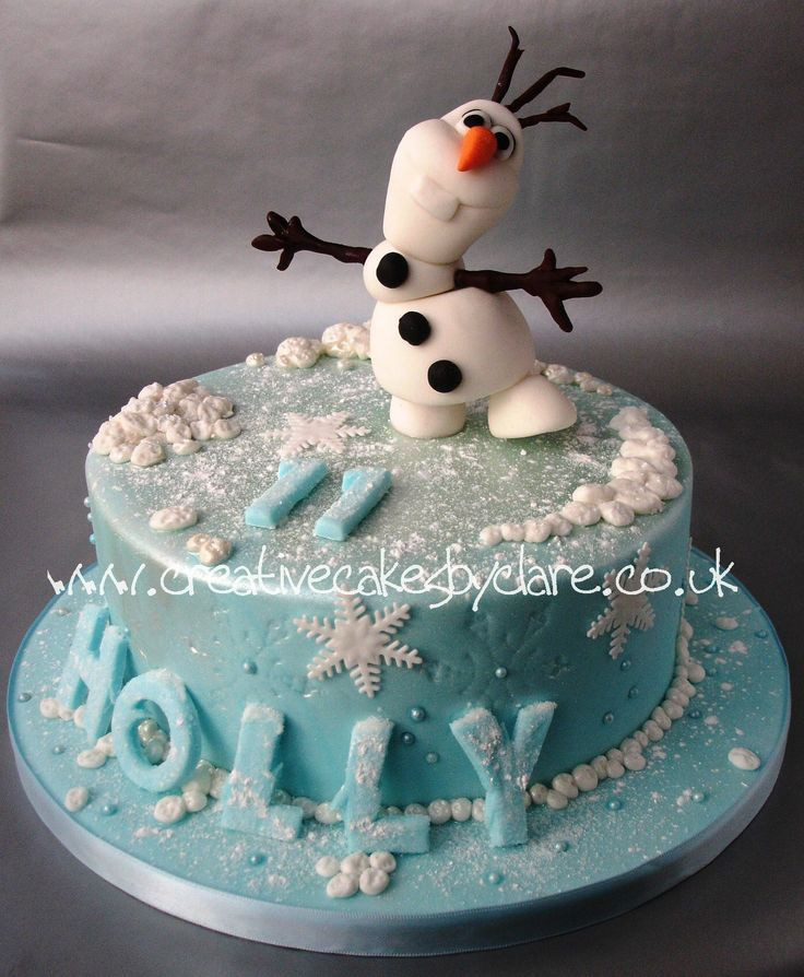 Olaf Birthday Cake Ideas
 Olaf theme cakes
