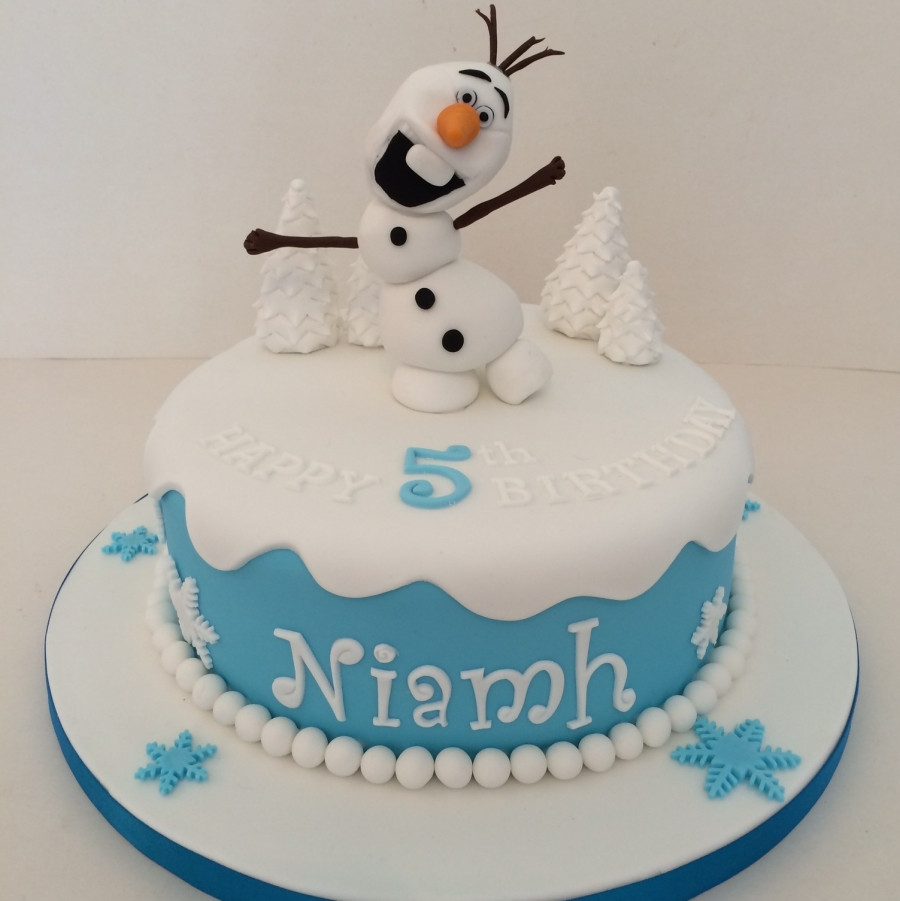 Olaf Birthday Cake Ideas
 Olaf cake