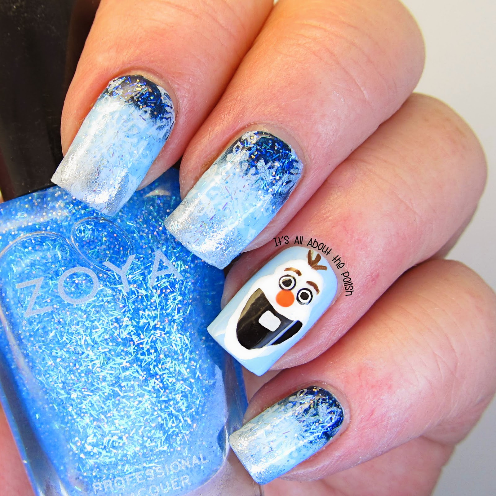 Olaf Nail Designs
 It s all about the polish AN Monday theme Disney Olaf