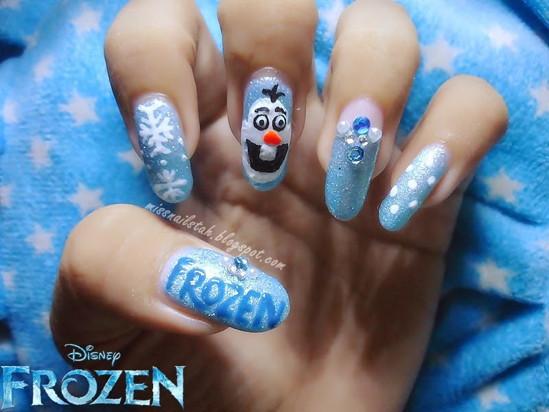 Olaf Nail Designs
 CC s NAILS ♥ Olaf Nail Art Inspired By Disney Frozen