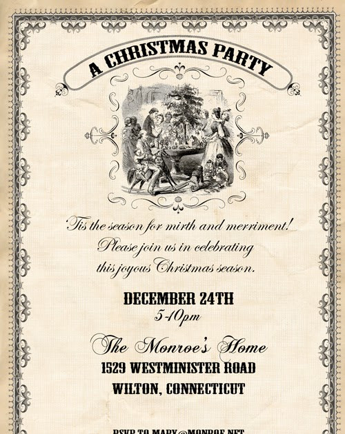 Old Fashioned Christmas Party Ideas
 bnute productions A Victorian Christmas Party Dickens