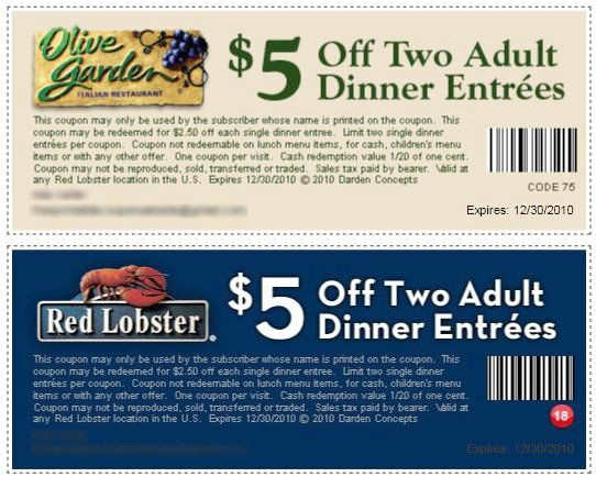 Olive Garden Free Appetizer Coupon
 Pin by Ann Coupons on Red Lobster Coupons
