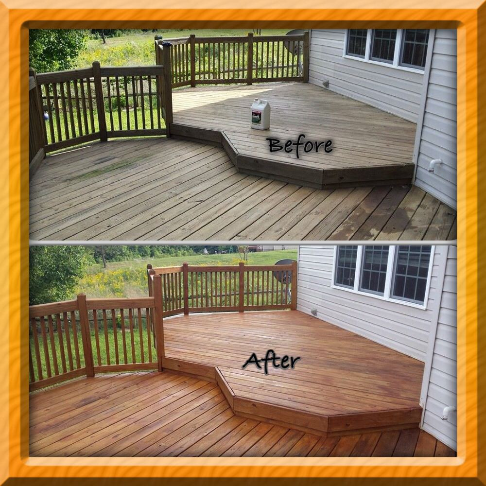 Olympic Deck Paint
 Deck Makeover Olympic Maximum 6 year protection Cedar
