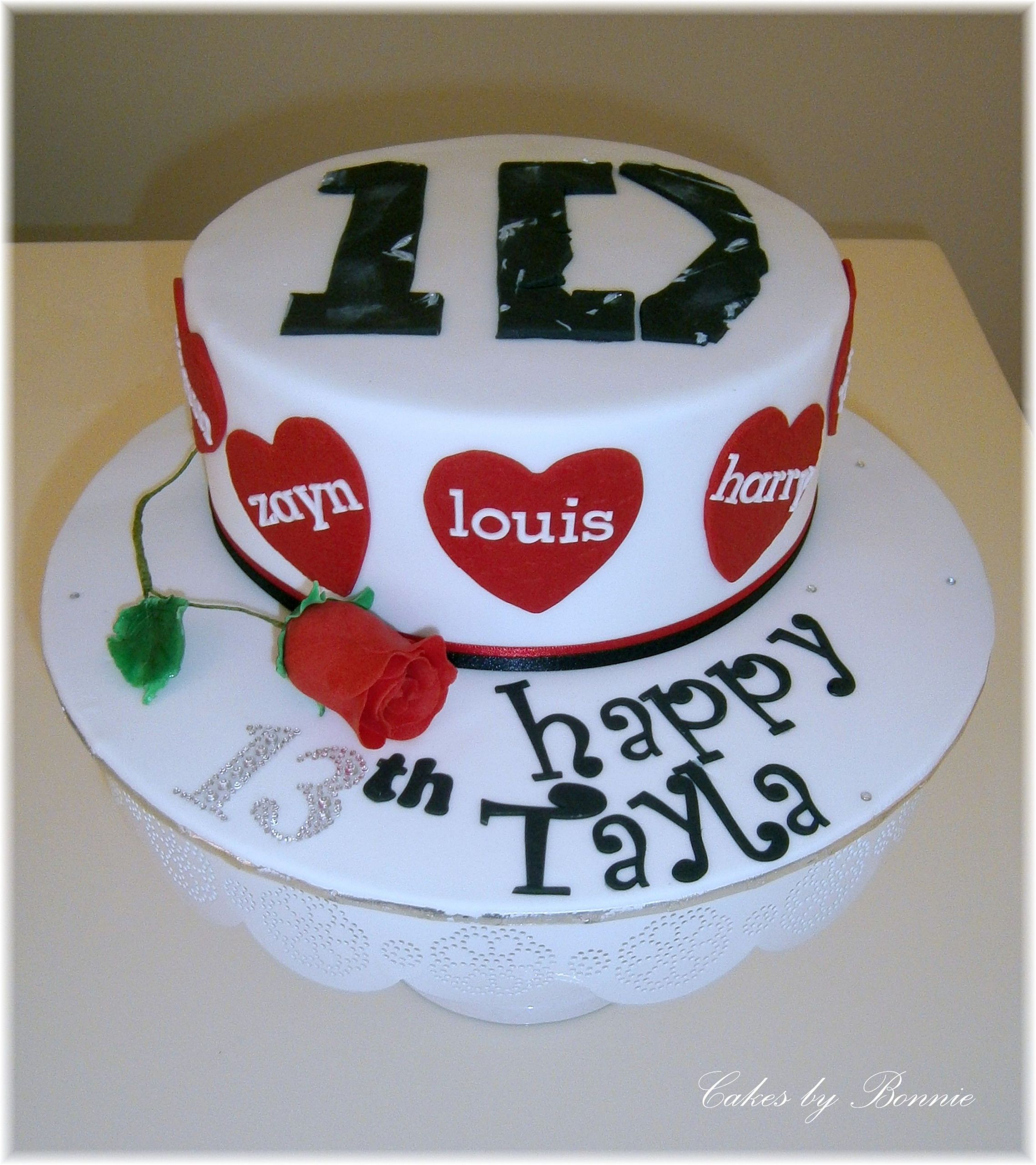 One Direction Birthday Cakes
 e Direction cake made by Cakes by Bonnie