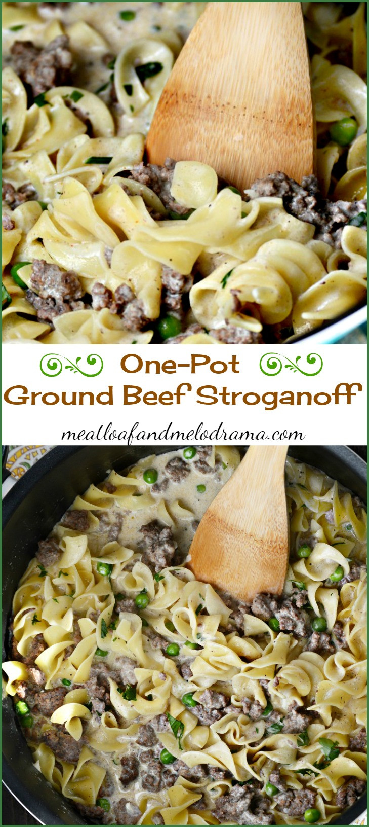 One Pot Meals With Ground Beef
 e Pot Ground Beef Stroganoff Meatloaf and Melodrama