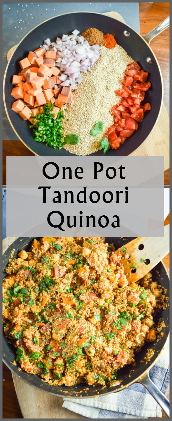 One Pot Quinoa
 e Pot Tandoori Quinoa Recipe