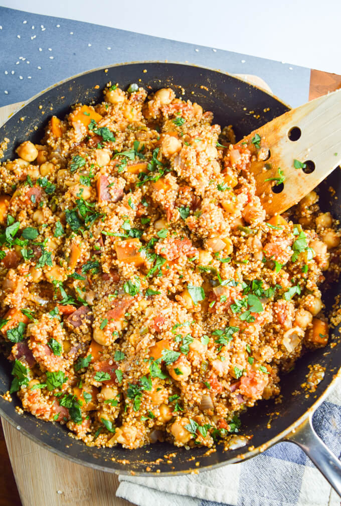 One Pot Quinoa
 e Pot Tandoori Quinoa Recipe