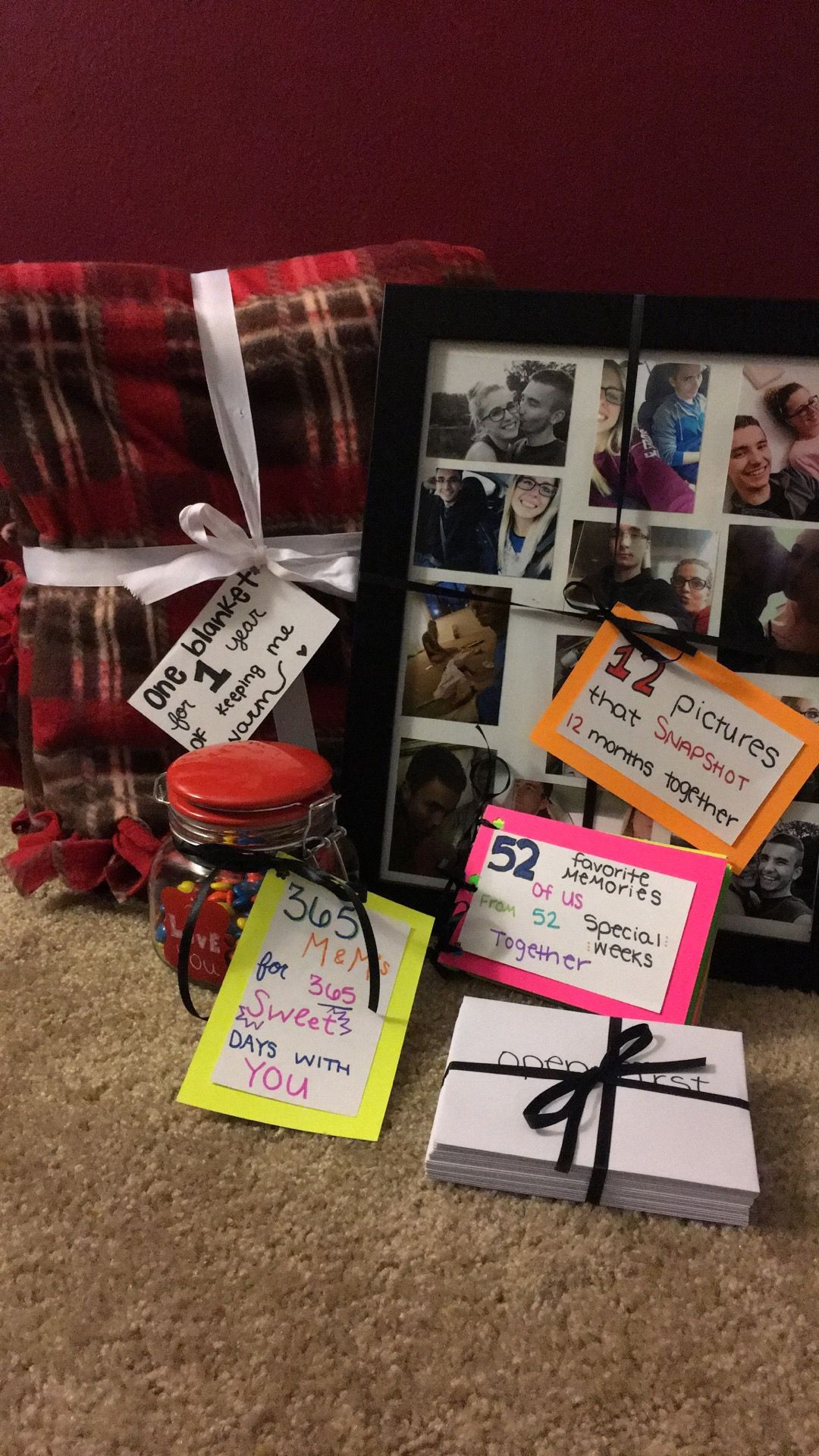 One Year Gift Ideas For Boyfriend
 one year anniversary t ️ More I d just have to add 10