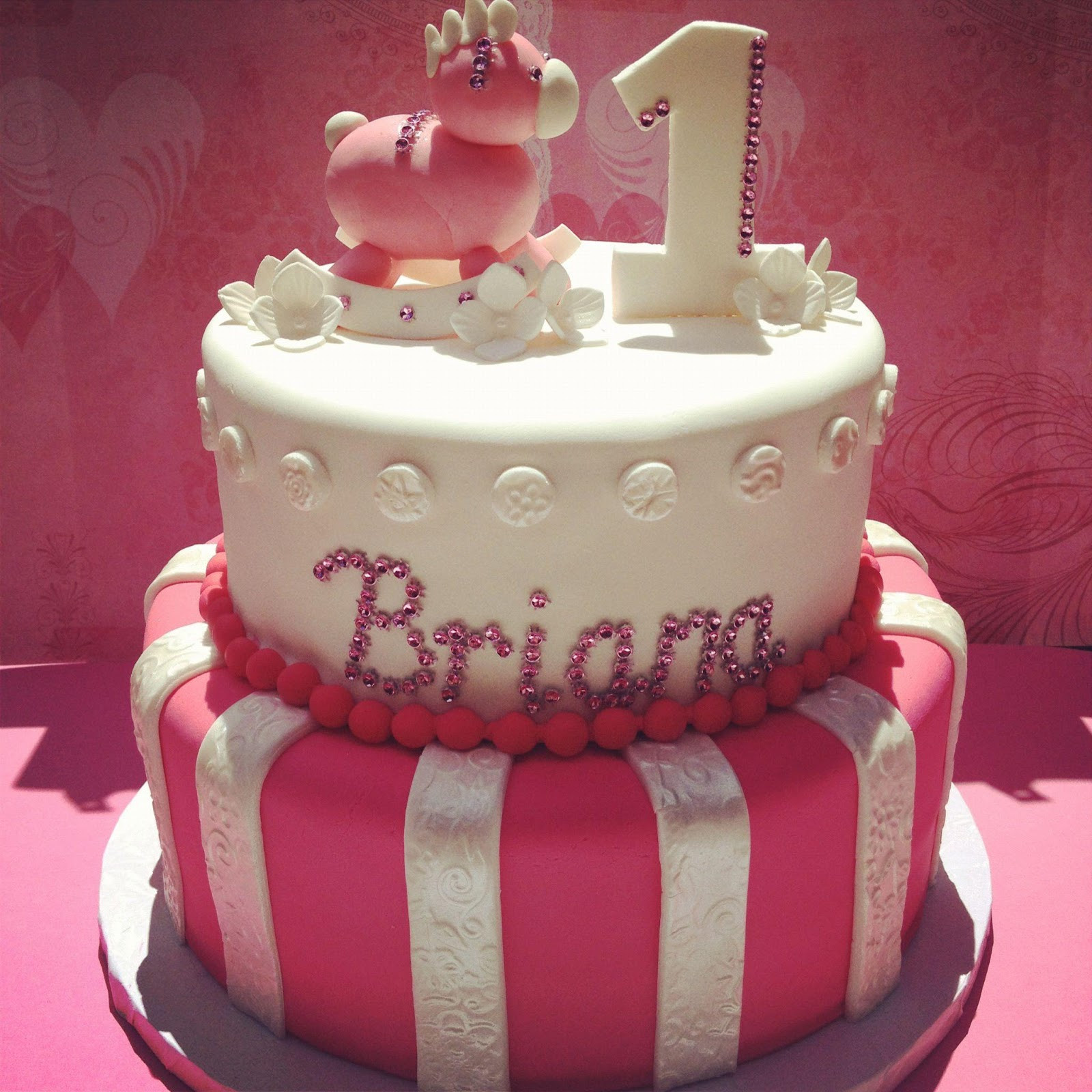 One Year Old Birthday Cake
 The Frosted Cake Boutique 1st Birthday Cake