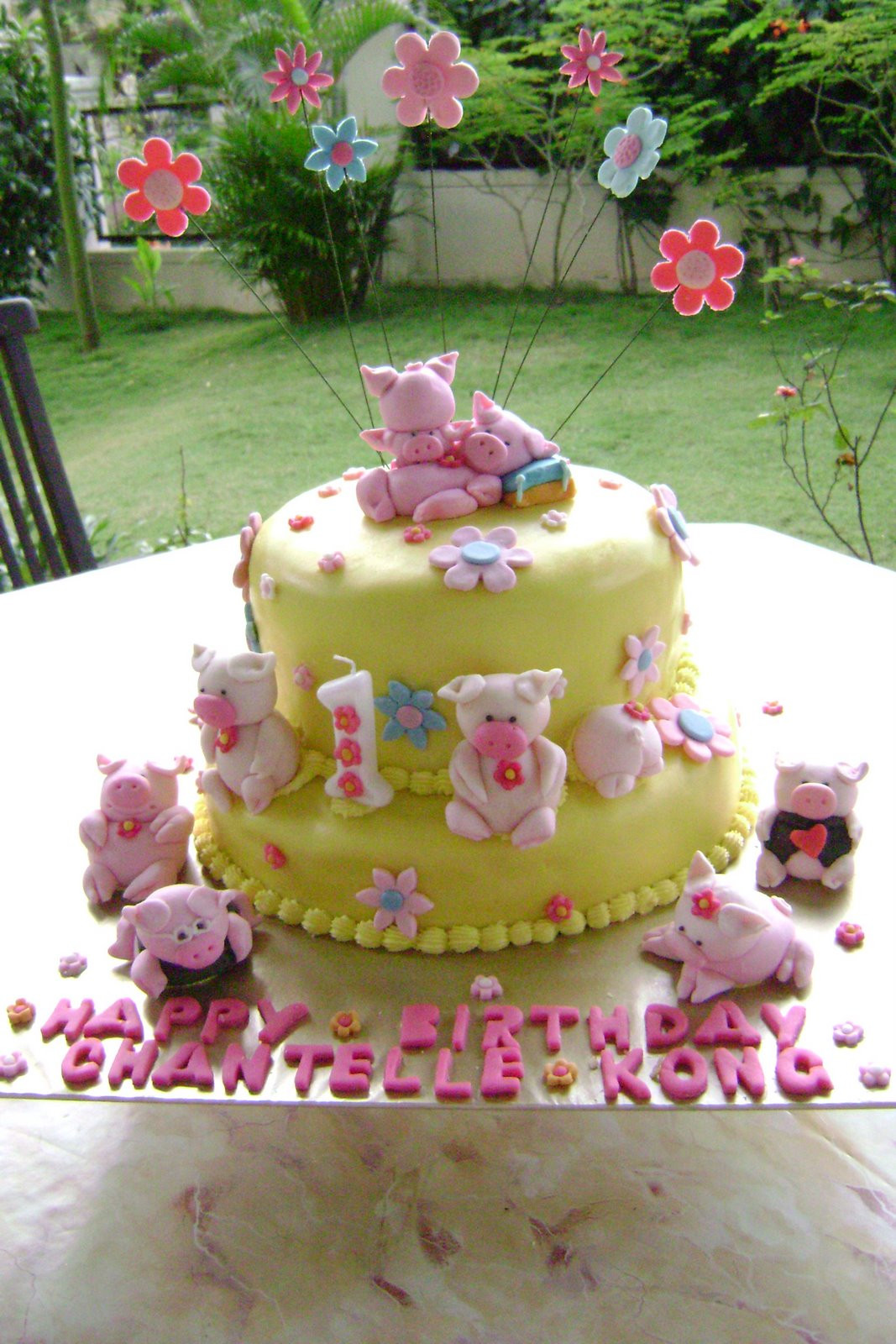 One Year Old Birthday Cake
 Birthday Cake for 1 year old girl