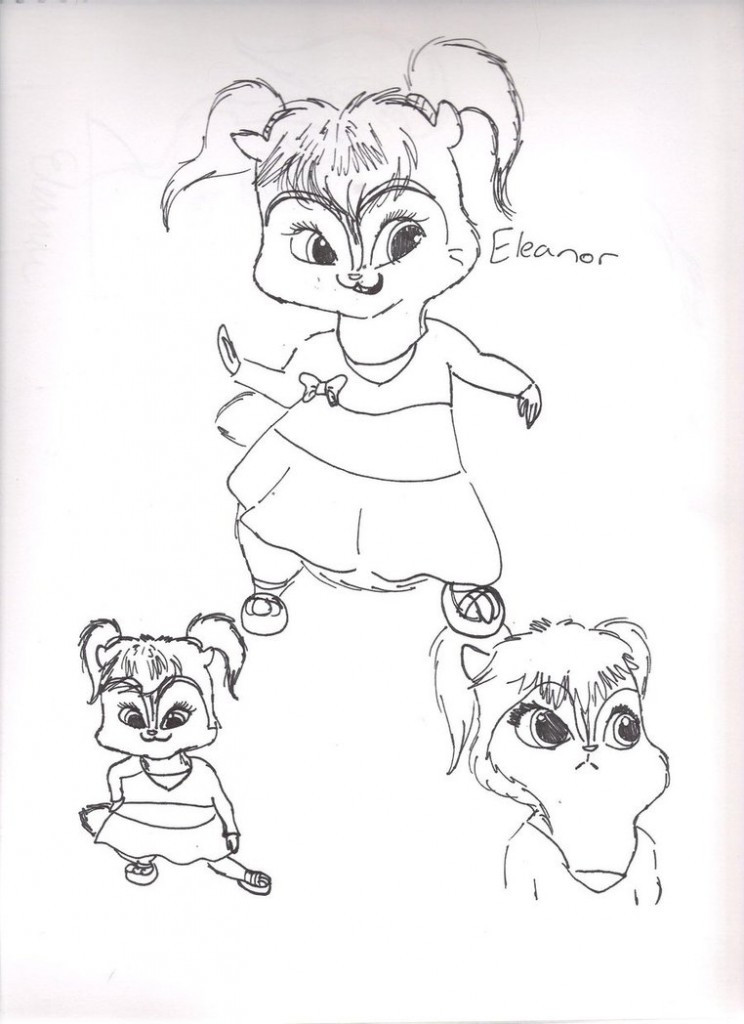 Online Coloring Book For Kids
 Free Printable Chipettes Coloring Pages For Kids