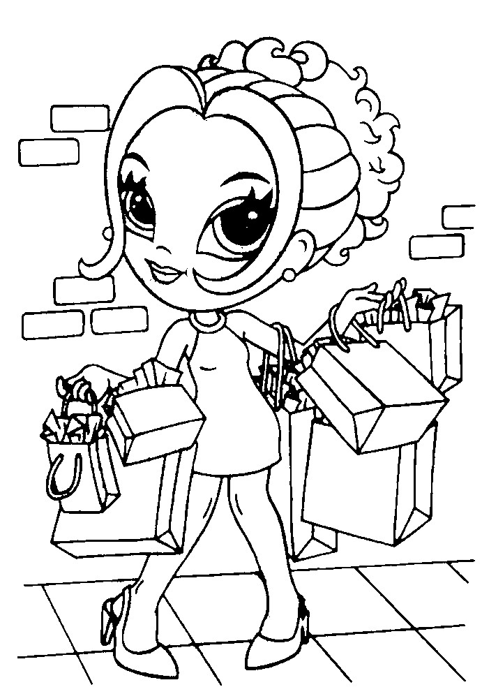 Online Printable Coloring Pages For Girls
 line Coloring Book Pages