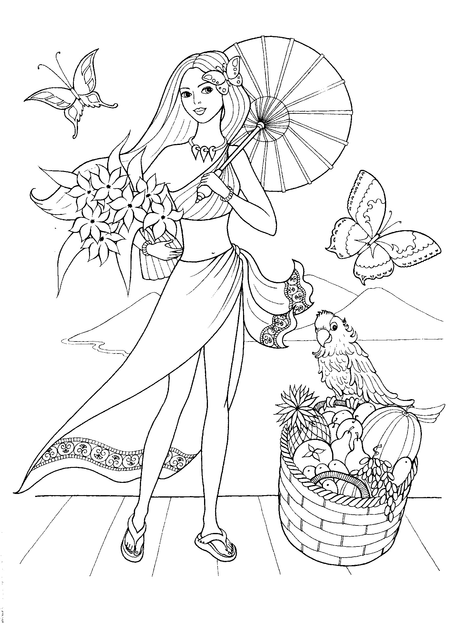 Online Printable Coloring Pages For Girls
 nice Fashion Girl Coloring Pages 17