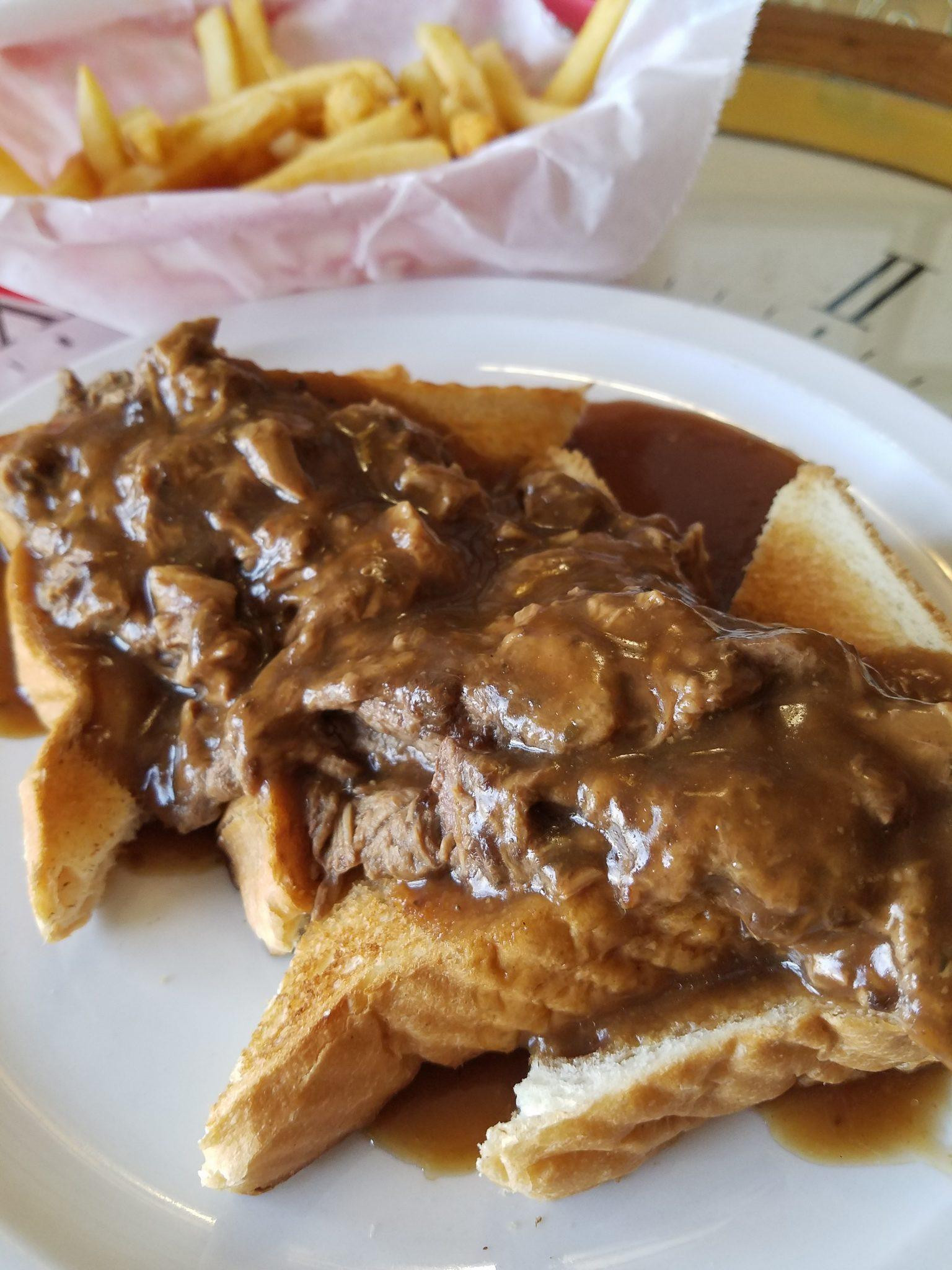 Open Faced Roast Beef Sandwich With Gravy
 Theodore Menu – Time To Eat Cafe