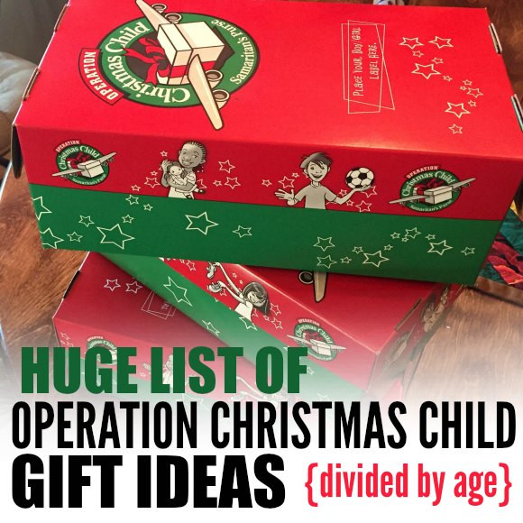 Operation Christmas Child Gift Ideas
 Samaritan s Purse Operation Christmas Child Gift Ideas