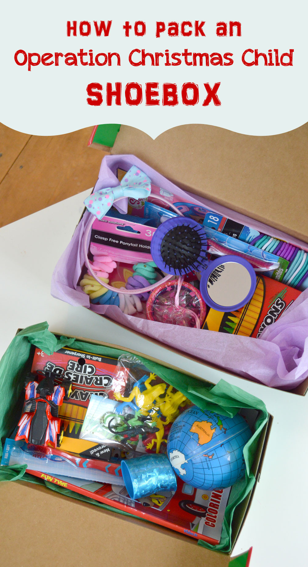 Operation Christmas Child Gift Ideas
 How to Pack an Operation Christmas Child Shoebox Create