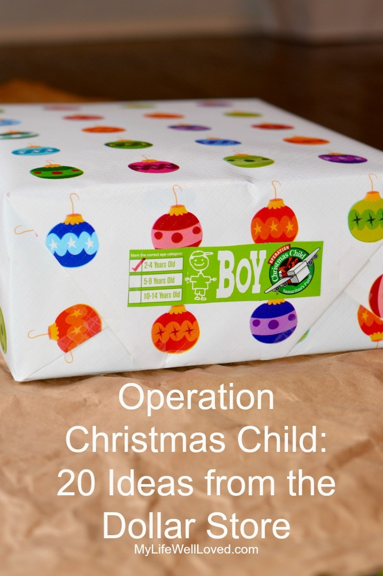 Operation Christmas Child Gift Ideas
 Dollar Store Operation Christmas Child Gift Ideas My