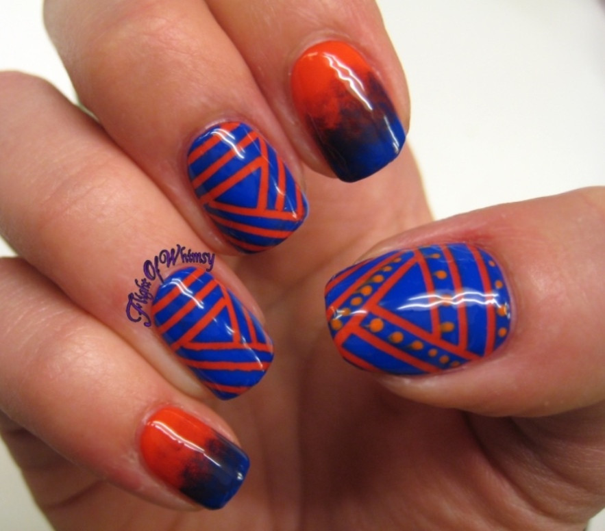 Orange Nail Designs
 Orange Nails
