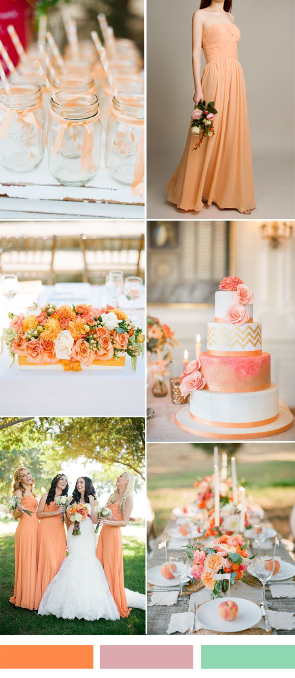 Orange Wedding Colors
 25 Hot Wedding Color bination Ideas 2016 2017 and