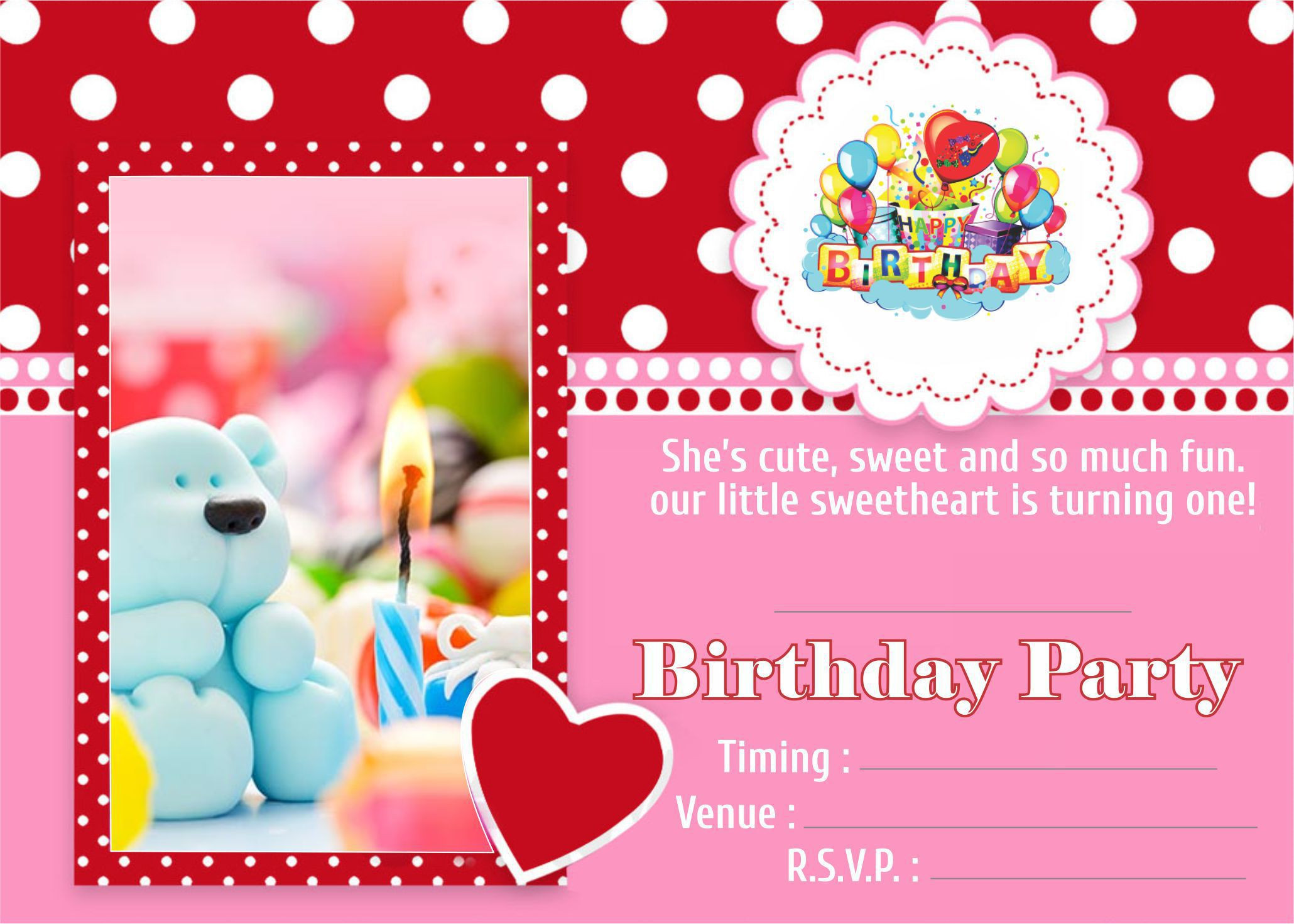 Order Birthday Invitations Online
 Birthday invitation Metallic cards for Boy s and Girl s