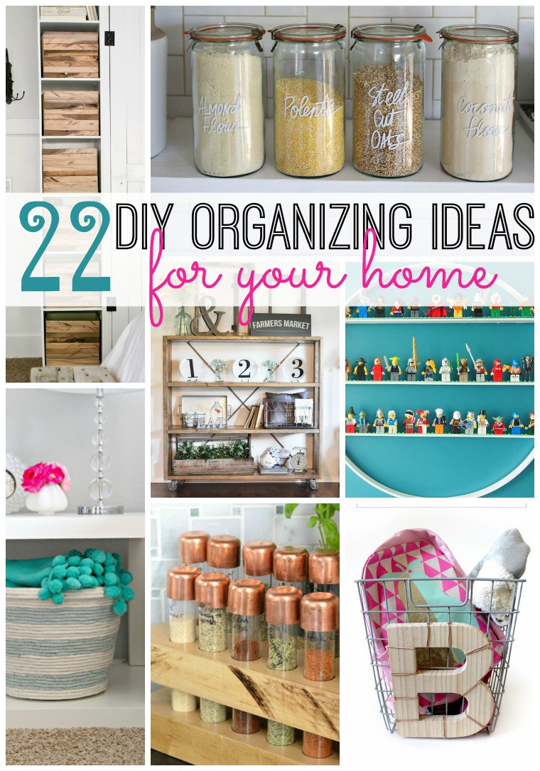Organization Ideas DIY
 22 DIY Organizing Ideas For Your Home Tatertots and Jello