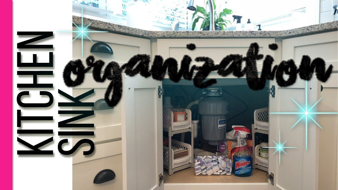 Organize Under Kitchen Sink
 Organizing Under the Kitchen Sink Corner Sink Cleaning