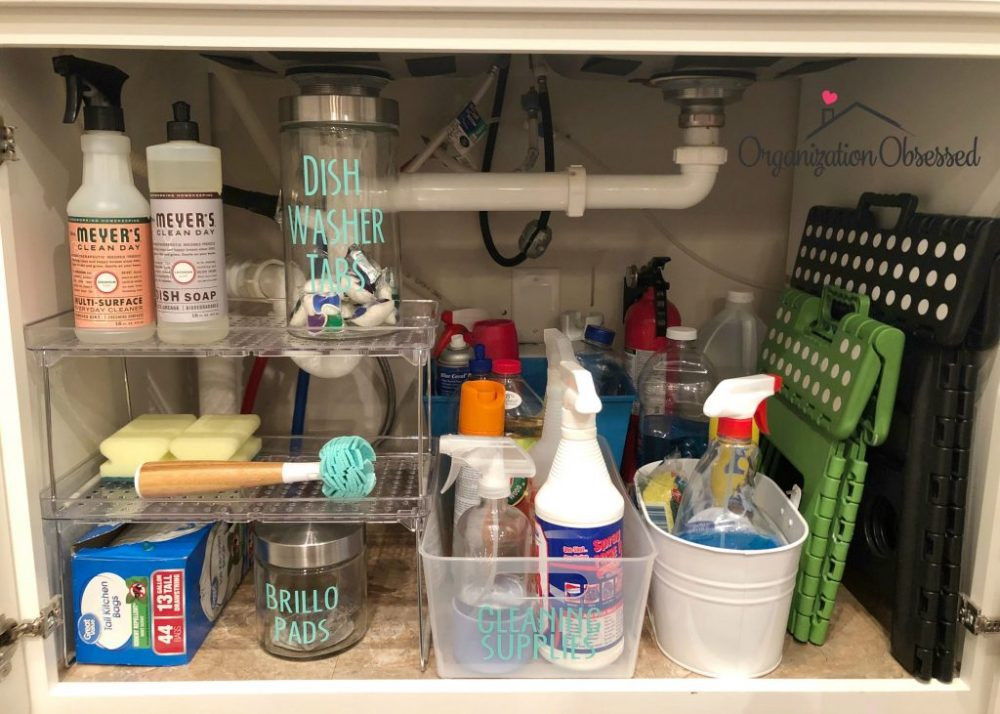 Organize Under Kitchen Sink
 12 Clever Under The Kitchen Sink Organization Ideas