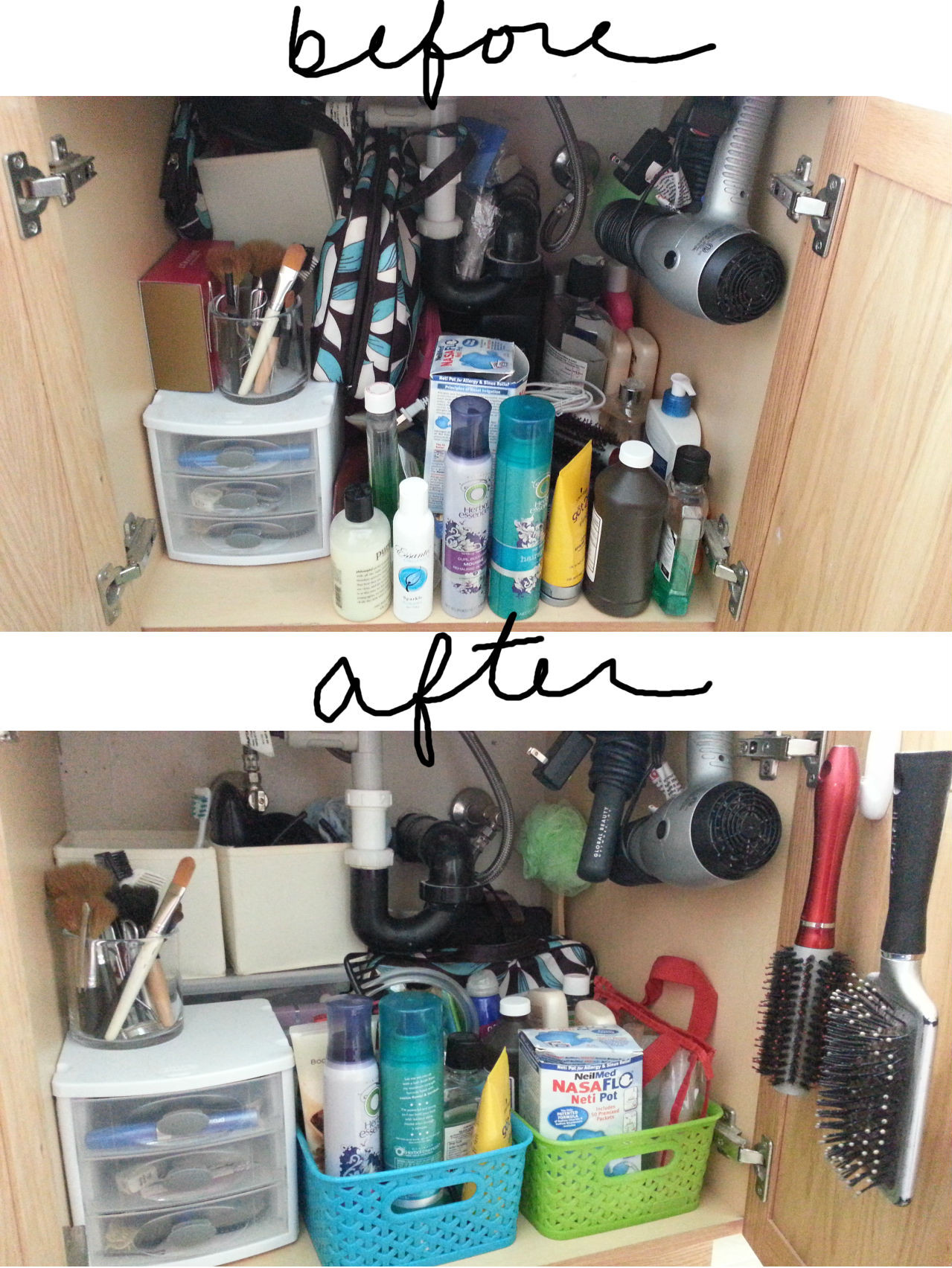 Organize Under Kitchen Sink
 Mission Possible – Organizing under the kitchen sink