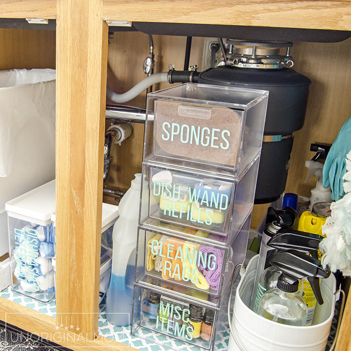 Organize Under Kitchen Sink
 Under the Sink Organization Before and After