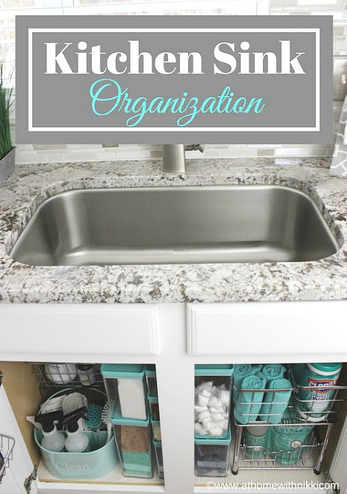 Organize Under Kitchen Sink
 How To Organize Under The Kitchen Sink A Cultivated Nest