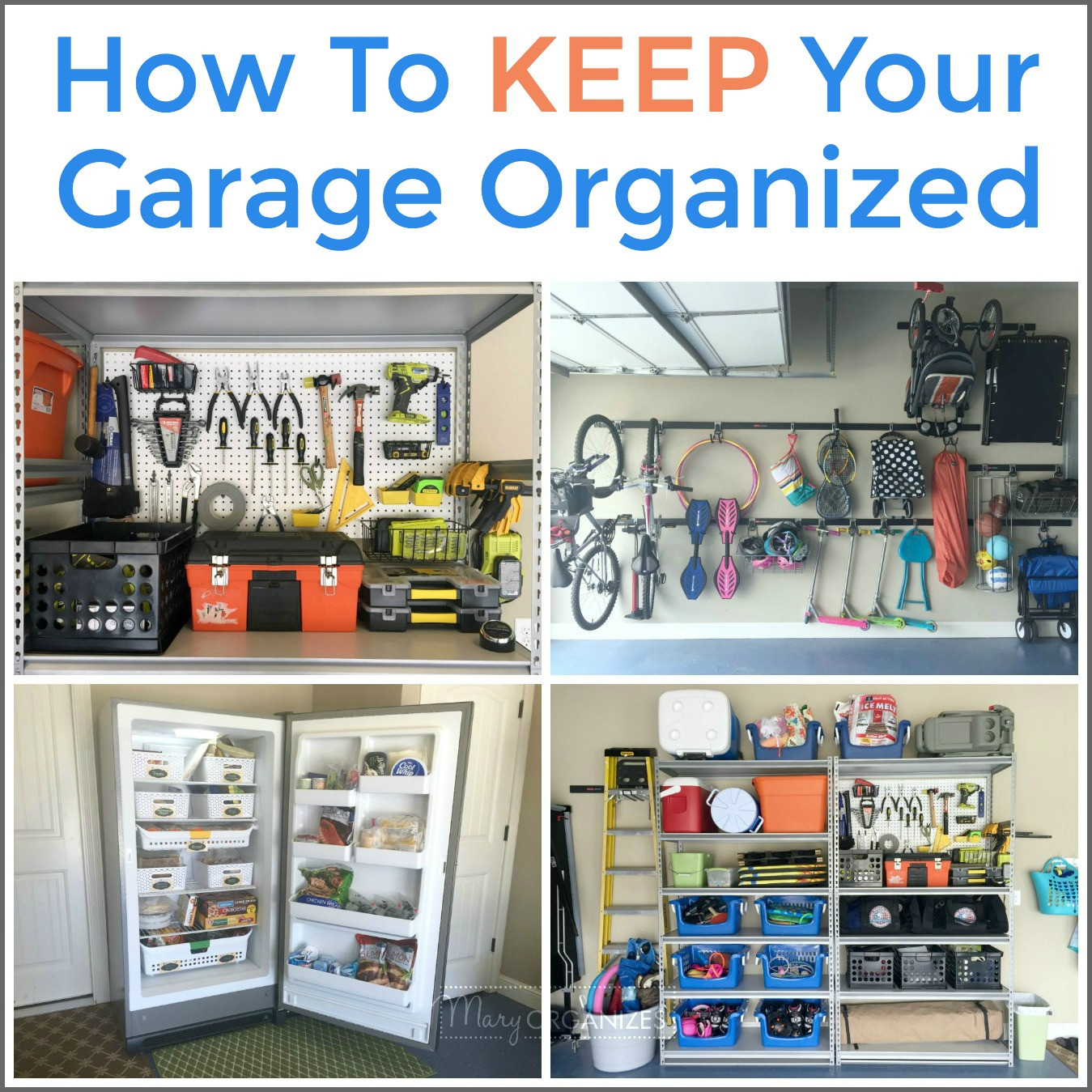 Organize Your Garage
 Organize Your Garage ONE WEEK All About The Garage