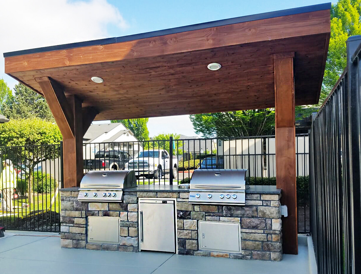 Outdoor Bbq Kitchen
 Outdoor Kitchens and BBQ Islands Vulcan Design