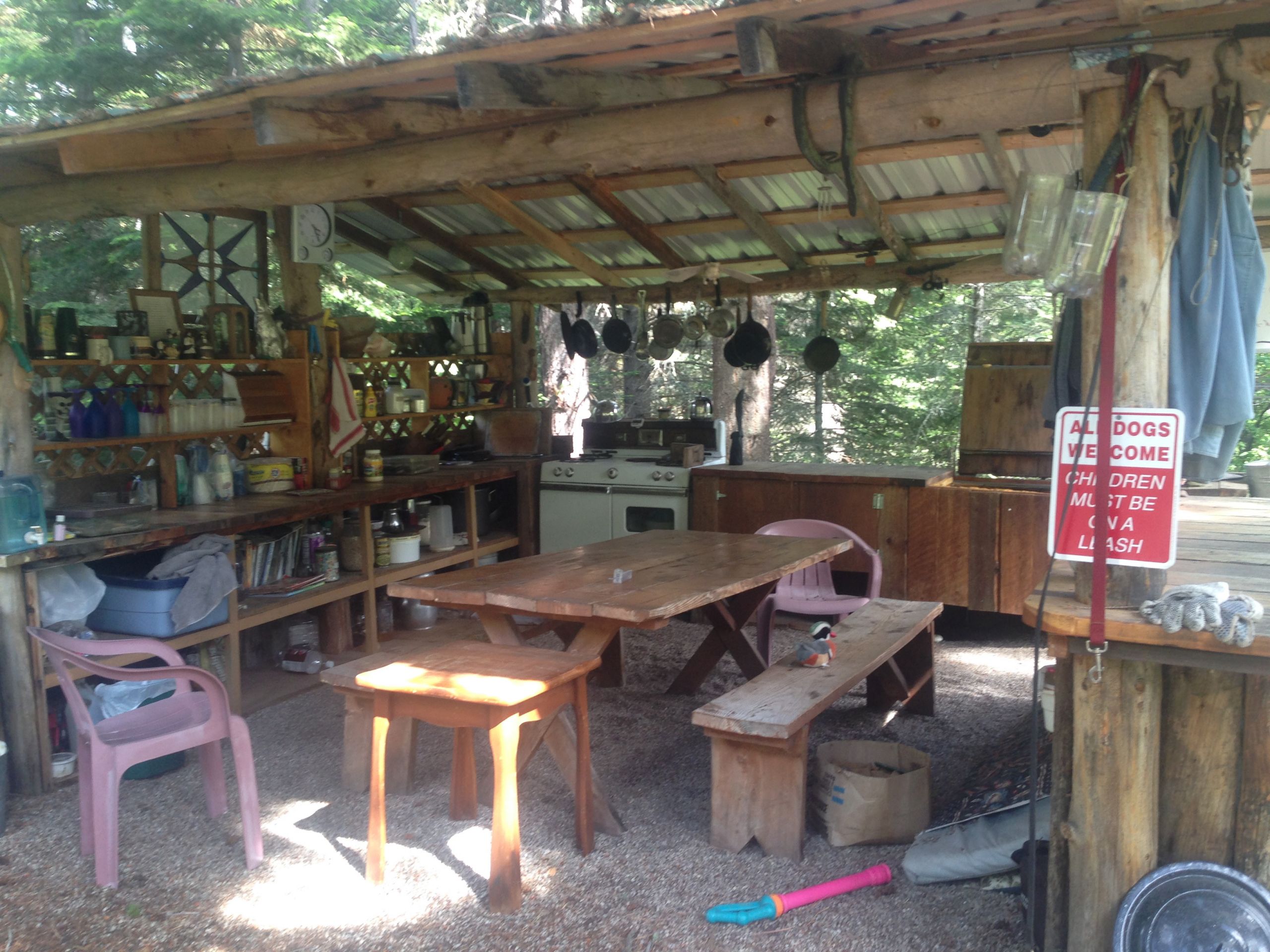 Outdoor Camp Kitchen
 July 2014
