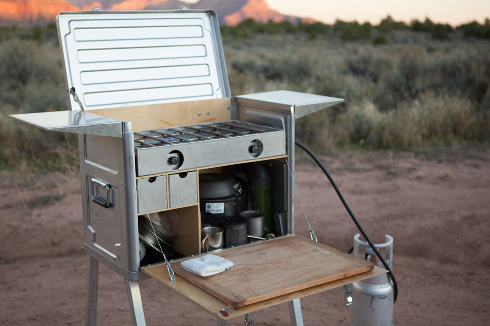 Outdoor Camp Kitchen
 Kanz Outdoors Field Kitchen K120PF Fully Furnished
