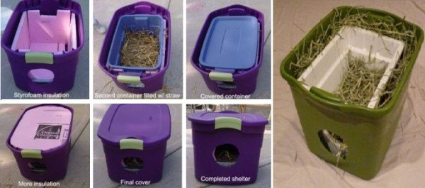 Outdoor Cat Bed DIY
 DIY Outdoor Cat Shelters For The Cold Season