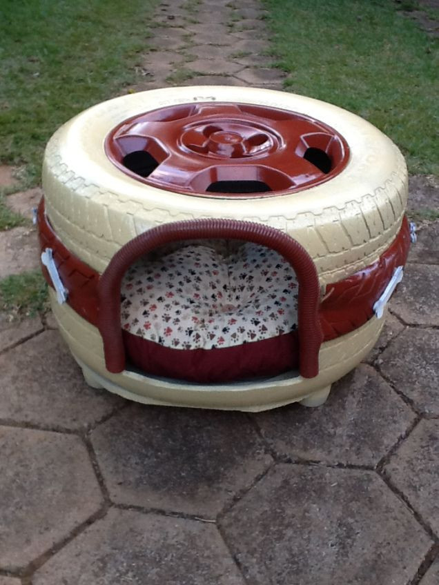 Outdoor Cat Bed DIY
 Image Result for tire dog bed