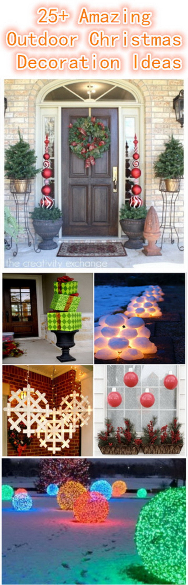 Outdoor Christmas Decorations Diy
 30 Amazing DIY Outdoor Christmas Decoration Ideas For