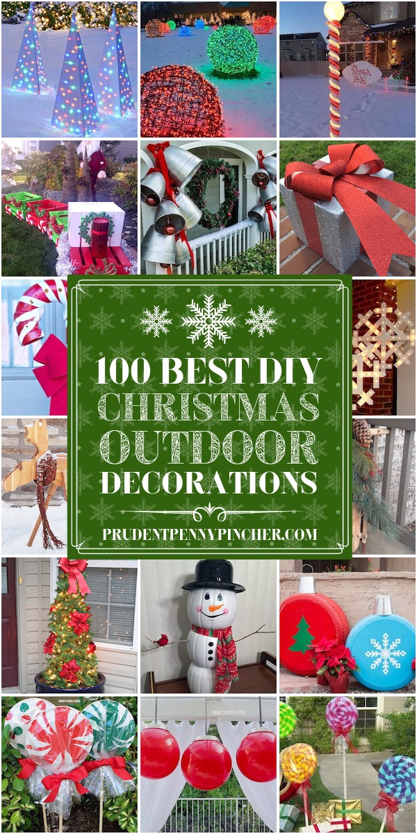 Outdoor Christmas Decorations Diy
 100 Best Outdoor DIY Christmas Decorations Prudent Penny