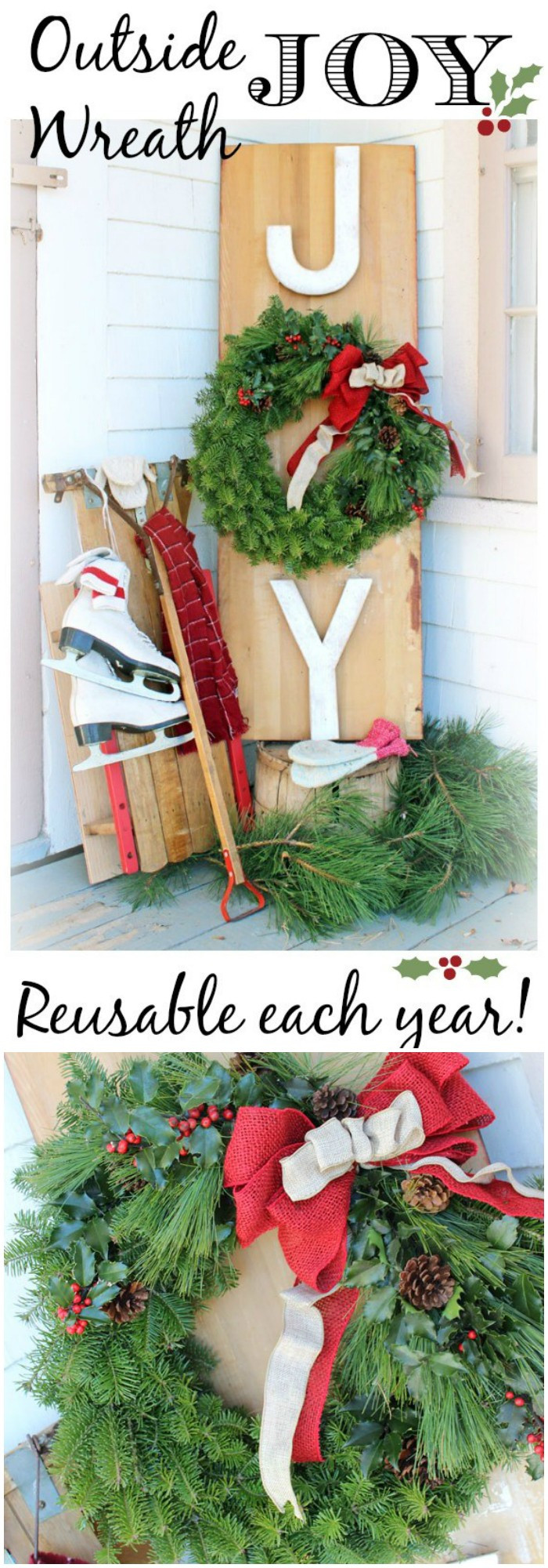 Outdoor Christmas Decorations Diy
 21 Cheap DIY Outdoor Christmas Decorations • DIY Home Decor