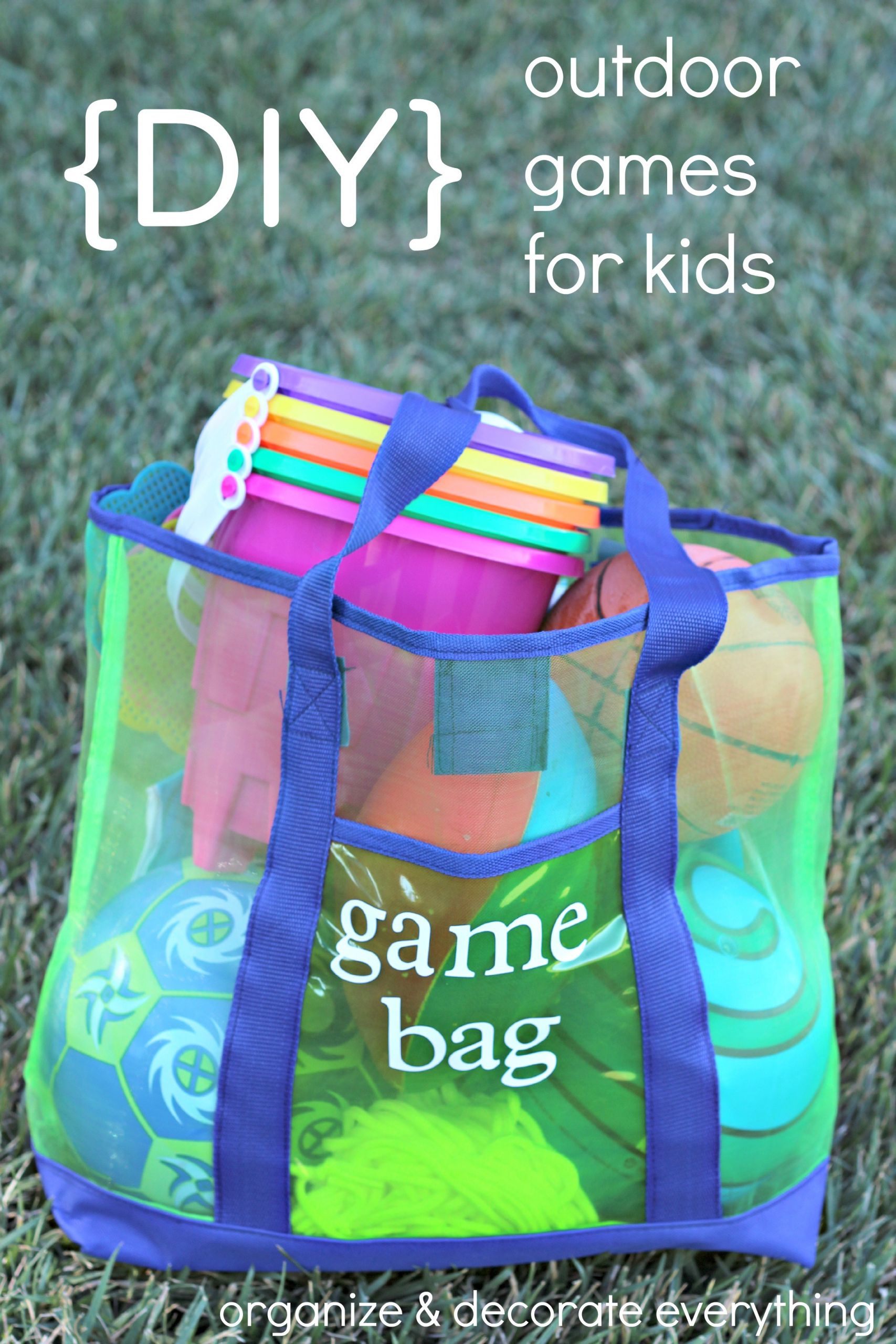 Outdoor DIY Games
 12 Fun Kid Activities and Projects Organize and