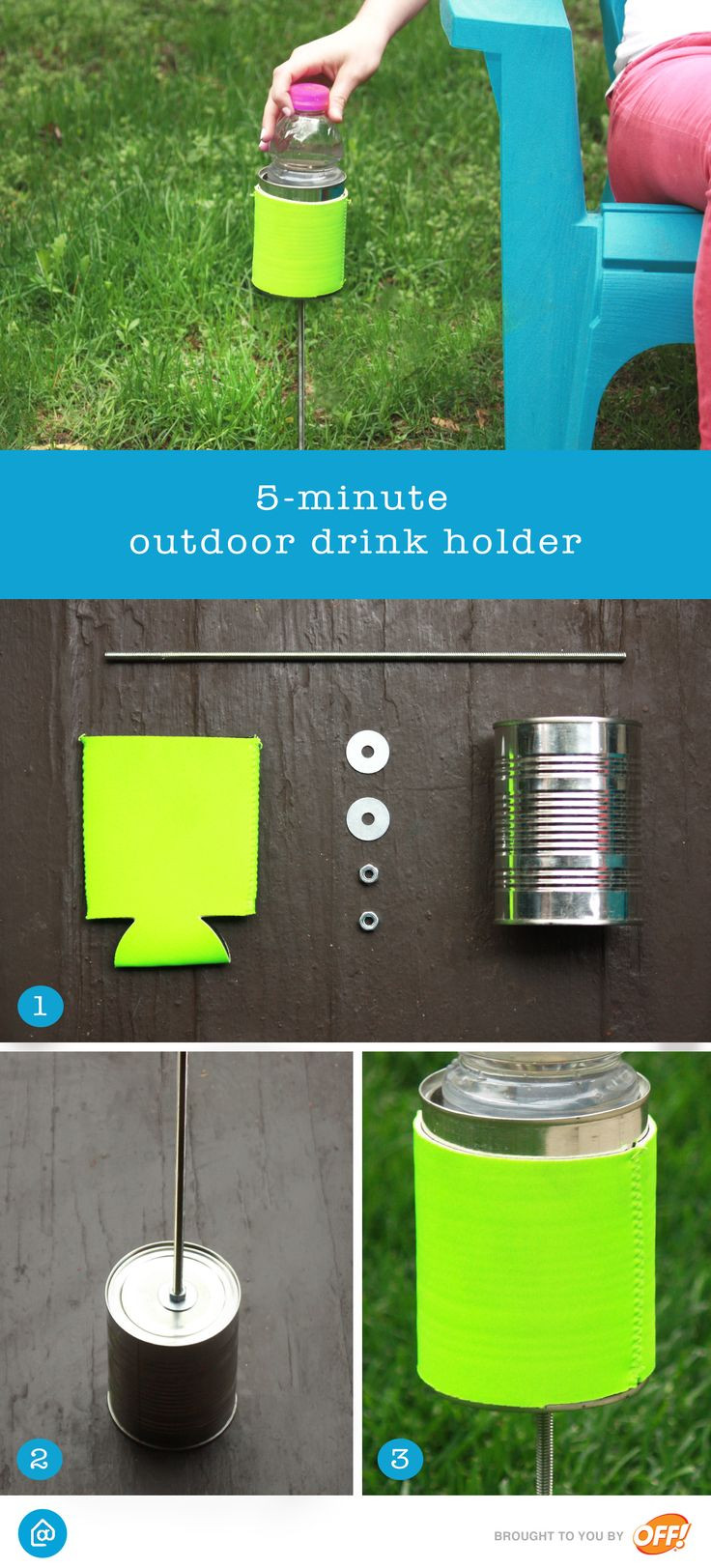Outdoor Drink Holders DIY
 Best 25 Drink holder ideas on Pinterest
