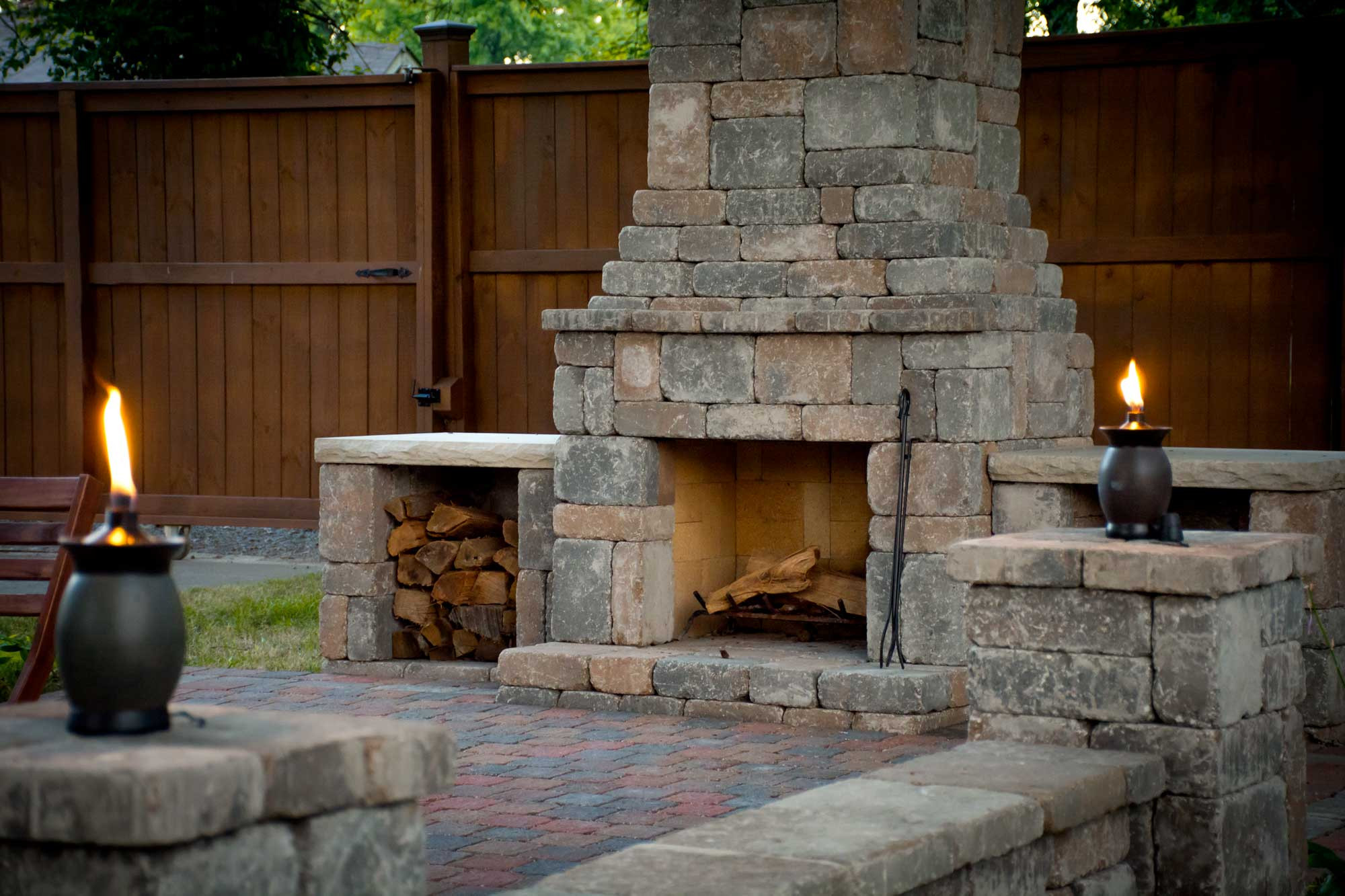 Outdoor Fireplace DIY
 DIY outdoor Fremont fireplace kit makes hardscaping simple