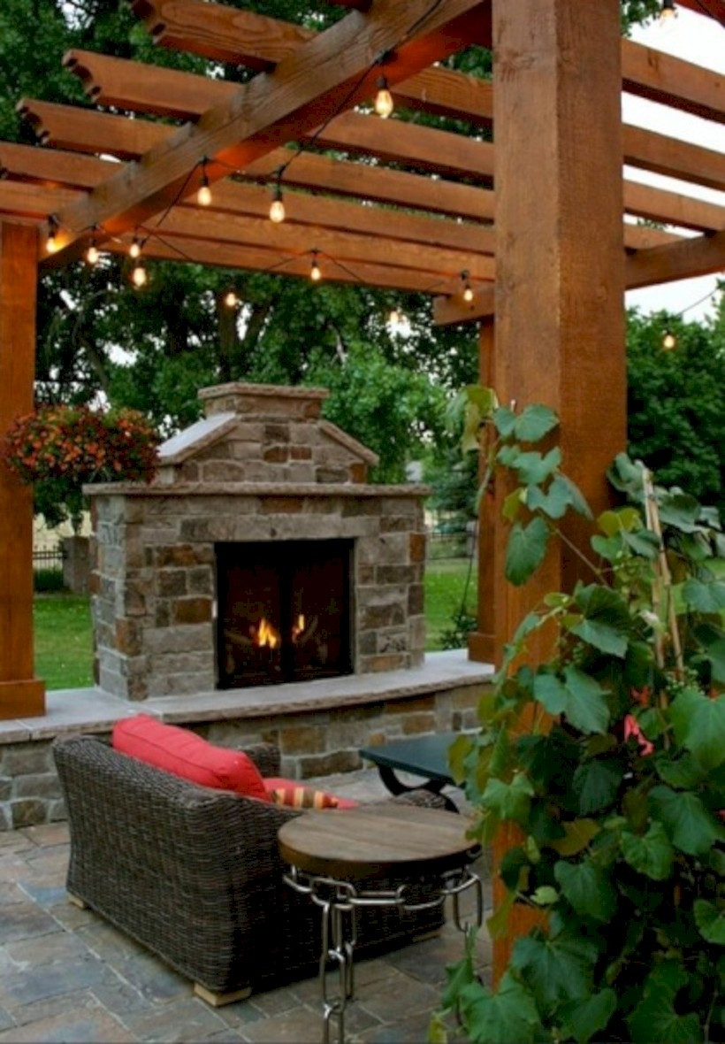 Outdoor Fireplace DIY
 37 DIY Outdoor Fireplace and Fire pit Ideas GODIYGO