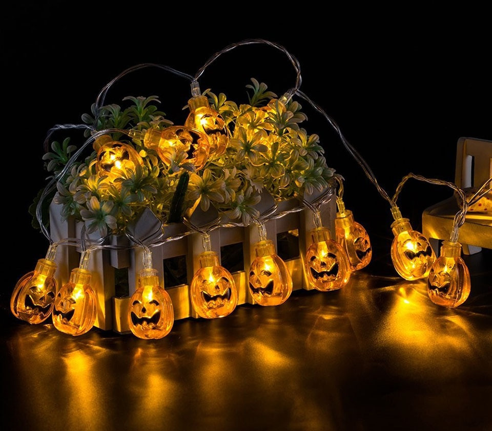 Outdoor Halloween Lights
 pumpkin light 10 20 led halloween lamp decorations for