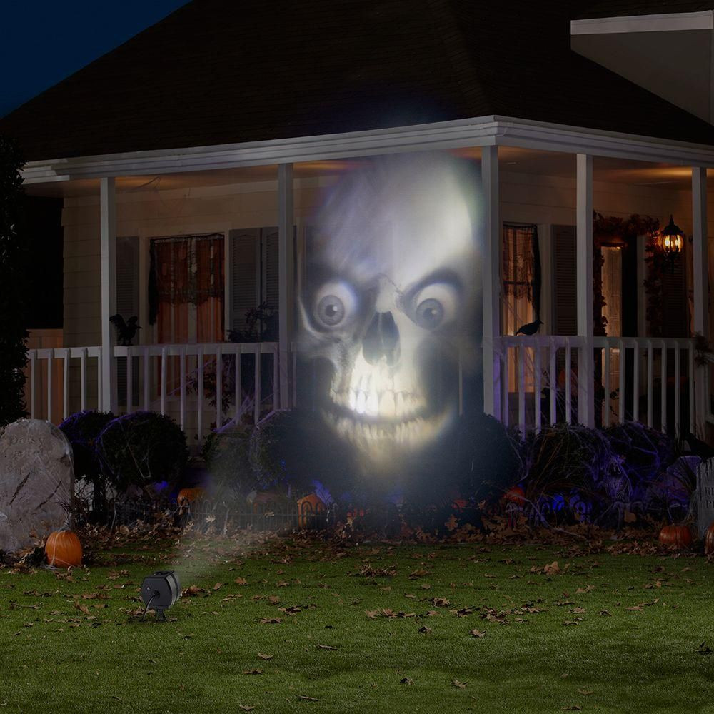 Outdoor Halloween Projector
 This light show projector is great for your spooky outdoor