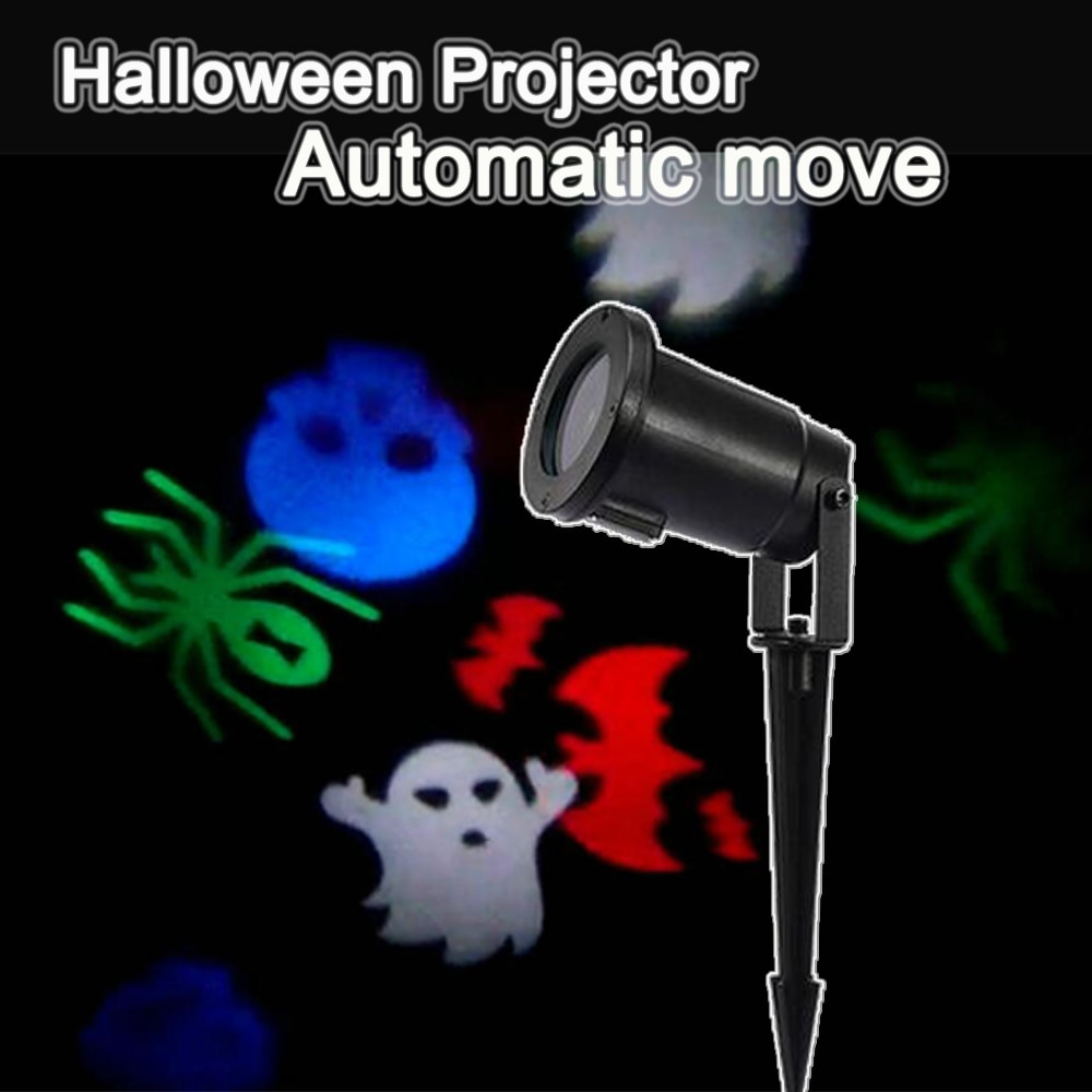 Outdoor Halloween Projector
 ghost bat Skull spider Landscape LED Halloween projector