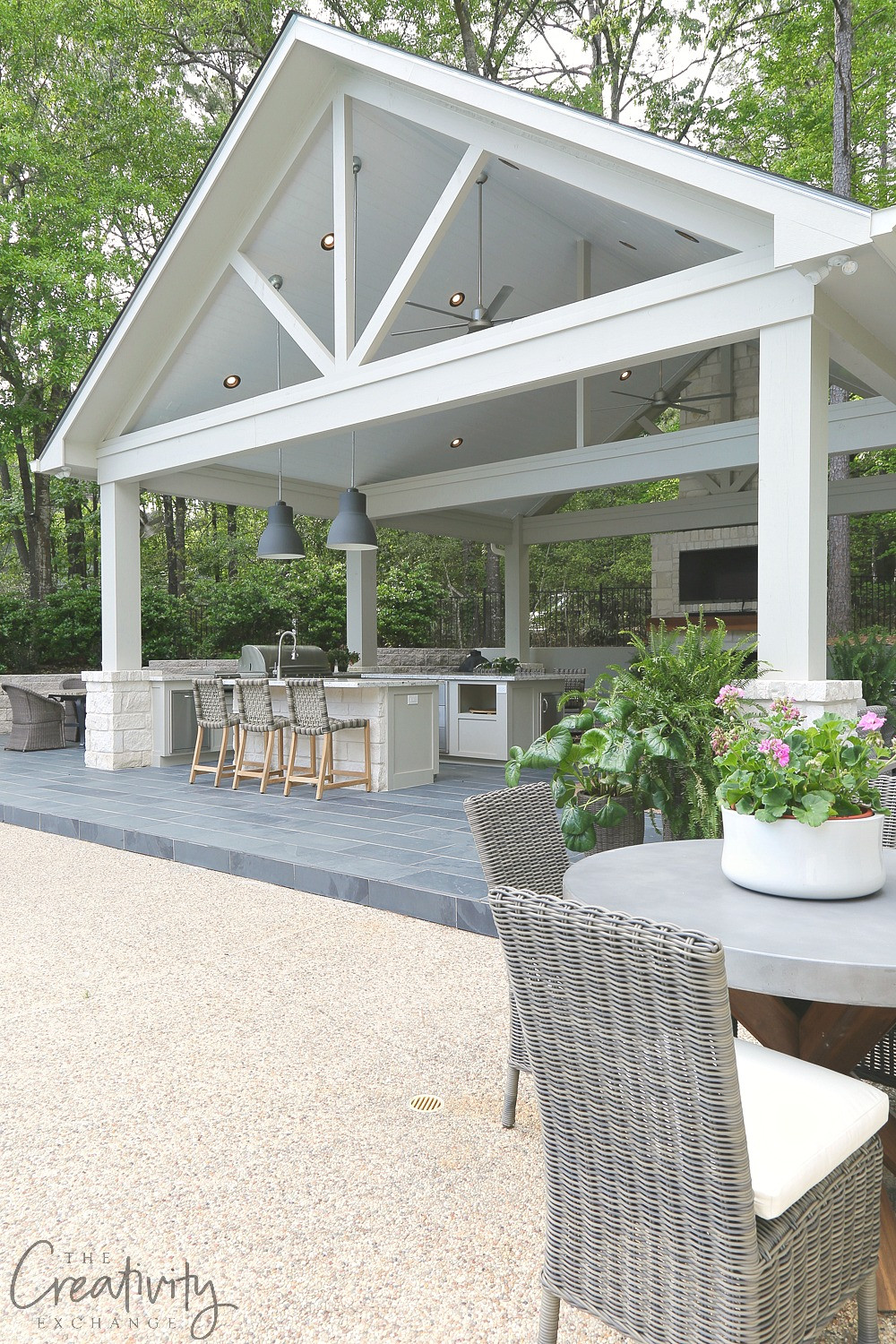 Outdoor Kitchen And Pool
 Outdoor Kitchen and Pool House Project Reveal